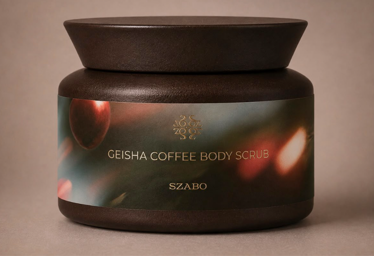 Geisha Coffee Body Scrub 200g jar — SZABO No Diploma Botanicals